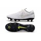 Nike Tiempo Legend VIII Elite ACC SG-Bianco Platino Grigio Lupo