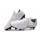 Nike Tiempo Legend VIII Elite ACC SG-Bianco Platino Grigio Lupo