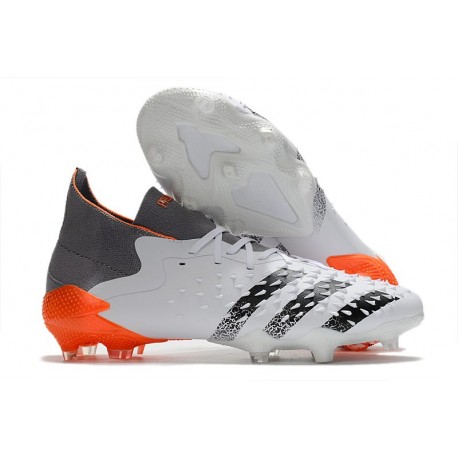 adidas Predator Freak.1 FG Nuovo Bianco Ferro Metallizzato Rosso Solare