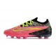 Nike Phantom GX Gripknit Elite FG Rosa Nero Giallo