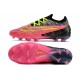 Nike Phantom GX Gripknit Elite FG Rosa Nero Giallo