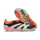 adidas Predator Tongue Elite FG Nero Core Bianco Rosso Solare