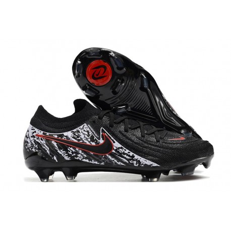 Scarpe da Calcio Nike Phantom GX Elite FG Nero Bianco Rosso