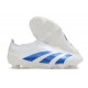 Scarpe adidas Predator Elite Senza Lacci FG Bianco Blu