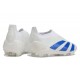 Scarpe adidas Predator Elite Senza Lacci FG Bianco Blu