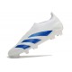 Scarpe adidas Predator Elite Senza Lacci FG Bianco Blu