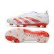 Scarpe adidas Predator Elite Senza Lacci FG Bianco Rosso