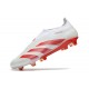 Scarpe adidas Predator Elite Senza Lacci FG Bianco Rosso