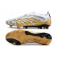 Scarpe adidas Predator Elite Senza Lacci FG Oro Bianco Grigio