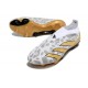 Scarpe adidas Predator Elite Senza Lacci FG Oro Bianco Grigio