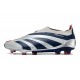 Scarpe adidas Predator Elite Senza Lacci FG Silver Svart Röd