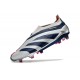 Scarpe adidas Predator Elite Senza Lacci FG Silver Svart Röd