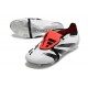 adidas Predator Tongue Elite FG Bianco Nero Rosso