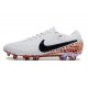 Scarpe Calcio Nike Tiempo Legend 10 Elite FG Bianco Nero Arancione