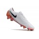 Scarpe Calcio Nike Tiempo Legend 10 Elite FG Bianco Nero Arancione