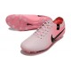 Scarpe Calcio Nike Tiempo Legend 10 Elite FG Schiuma Rosa Nero