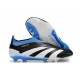 Scarpe adidas Predator Elite Senza Lacci FG Nero Bianco Blu