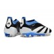 Scarpe adidas Predator Elite Senza Lacci FG Nero Bianco Blu