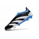 Scarpe adidas Predator Elite Senza Lacci FG Nero Bianco Blu