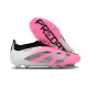 Scarpe adidas Predator Elite Senza Lacci FG Rosa Bianco Blu