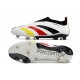 Scarpe adidas Predator Elite Senza Lacci FG Bianco Nero Rosso Giallo