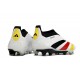 Scarpe adidas Predator Elite Senza Lacci FG Bianco Nero Rosso Giallo