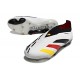 Scarpe adidas Predator Elite Senza Lacci FG Bianco Nero Rosso Giallo