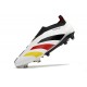 Scarpe adidas Predator Elite Senza Lacci FG Bianco Nero Rosso Giallo