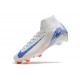 Scarpe da Calcio Nike Mercurial Superfly 10 Elite FG Blueprint FG Bianco Blu Racer