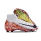 Scarpe da Calcio Nike Mercurial Superfly 10 Elite FG Bianco Arancio Nero