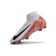 Scarpe da Calcio Nike Mercurial Superfly 10 Elite FG Bianco Arancio Nero