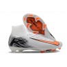 Scarpe da Calcio Nike Mercurial Superfly 10 Elite FG Bianco Arancio Nero