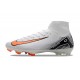 Scarpe da Calcio Nike Mercurial Superfly 10 Elite FG Bianco Arancio Nero