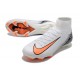 Scarpe da Calcio Nike Mercurial Superfly 10 Elite FG Bianco Arancio Nero