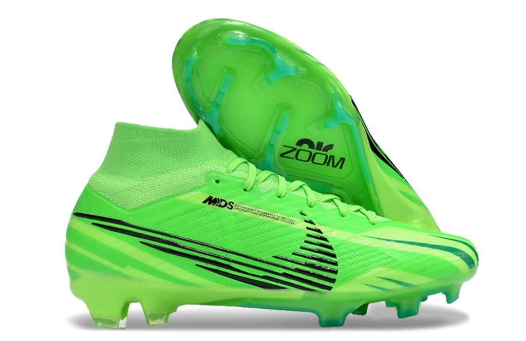 Nike Mercurial Superfly 6 Elite FG Nuovo Scarpe Calcio Verde Argento