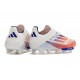 Scarpa adidas F50 Elite LL FG Ftwr Bianco Rosso Solare Blu Lucido