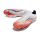 Scarpa adidas F50 Elite LL FG Ftwr Bianco Rosso Solare Blu Lucido