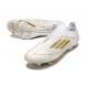 Scarpa da Calcio Uomo adidas F50 Elite LL FG Ftwr Bianco Oro Met Ftwr Bianco