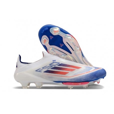 Scarpa da Calcio Uomo adidas F50 Elite LL FG Ftwr Bianco Rosso Solare Blu Lucido