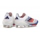 Scarpa da Calcio Uomo adidas F50 Elite LL FG Ftwr Bianco Rosso Solare Blu Lucido