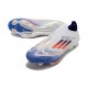 Scarpa da Calcio Uomo adidas F50 Elite LL FG Ftwr Bianco Rosso Solare Blu Lucido