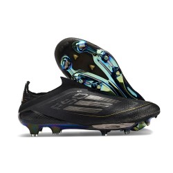 Scarpa da Calcio Uomo adidas F50 Elite LL FG Nero Core Ferro Metallizzato Oro Met