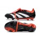 Scarpe adidas Predator FT Elite FG Nero Core Bianco Rosso Solare