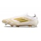 adidas F50 Elite Laceless FG Scarpe Ftwr Bianco Oro Met Ftwr Bianco