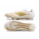 adidas F50 Elite Laceless FG Scarpe Ftwr Bianco Oro Met Ftwr Bianco