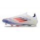 adidas F50 Elite Laceless FG Scarpe Bianco Blu Lucido Rosso Solare