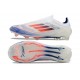 adidas F50 Elite Laceless FG Scarpe Bianco Blu Lucido Rosso Solare