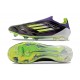 adidas F50 Elite Laceless FG Scarpe Unity Viola Bianco Limone Lucido