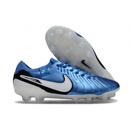 Scarpe Calcio Nike Tiempo Legend 10 Elite FG Soar Bianco