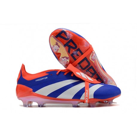 Scarpe adidas Predator FT Elite FG Blu Bianco Rosso